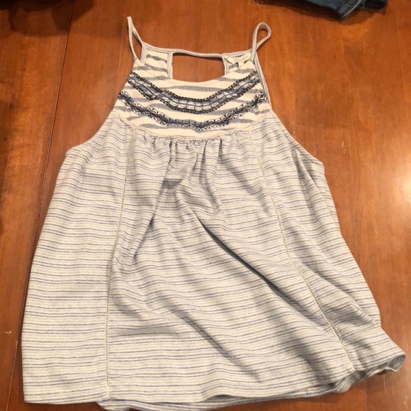 Lucky Brand Tops - Lucky Brand embroidered Bohemian tank-Size Large